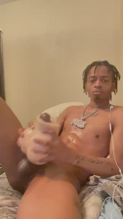 BBC Interracial Jerk Off Masturbating Toy Porn GIF by bignblackdaddy