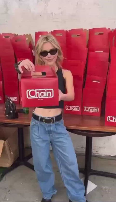 babe belly button blonde kiernan shipka belly gif