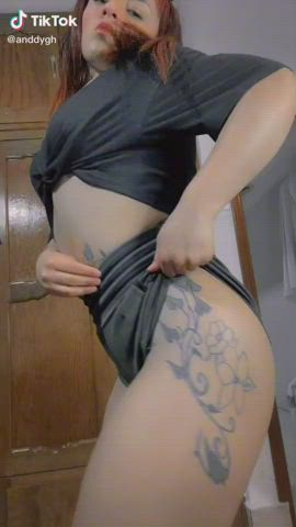 Ass Shorts Tattoo TikTok Twerking gif