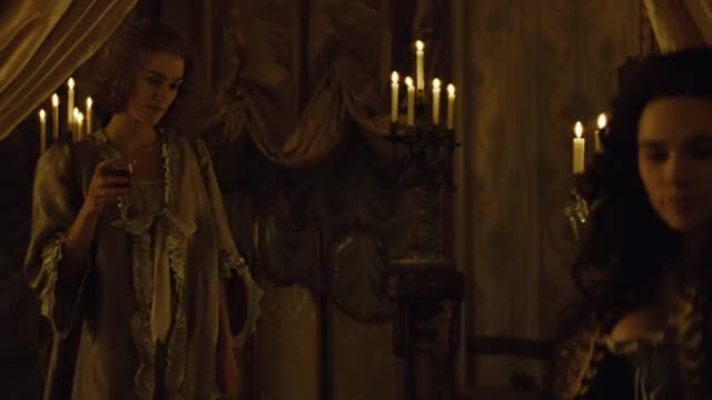 Hayley Atwell - The Duchess (2008) - homoerotic scene on bed with Keira Knightley,