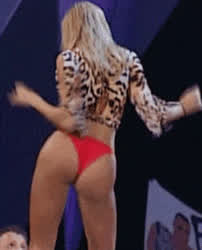 Ass Babe Cute Dancing Stacy Keibler Thong gif