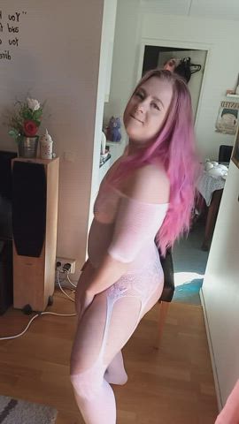 Chubby Dancing Lingerie Twerking gif