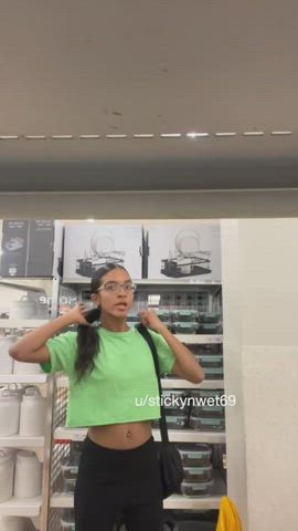 Would you fuck a 19yo flashing in Target?