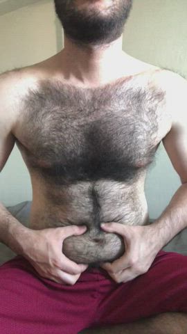 American Bear Belly Button Canadian Chubby Daddy Gay Hairy OnlyFans gif