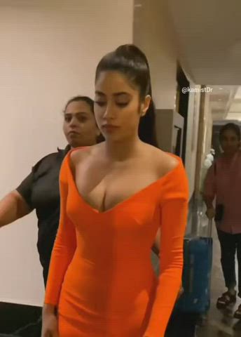 celebrity cleavage indian gif