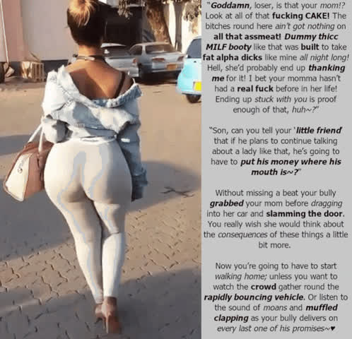 big ass bubble butt caption cheating milf mom gif