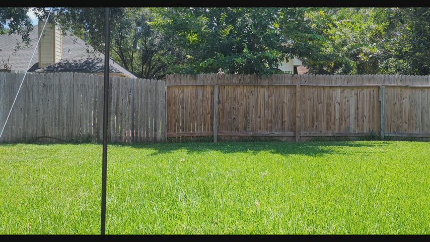 Mowing the lawn on a hot day