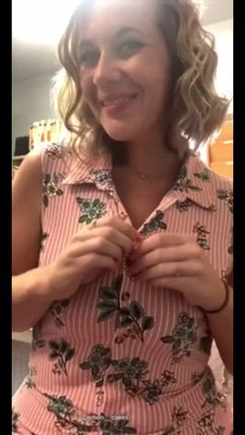 amateur big tits homemade hotwife milf natural tits pawg gif