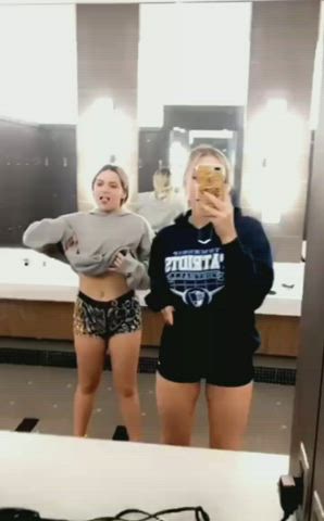 Bathroom Big Ass Blonde Cousin Exhibitionism Exhibitionist Flashing Lesbians Pawg