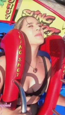 Blonde Boobs Cleavage gif