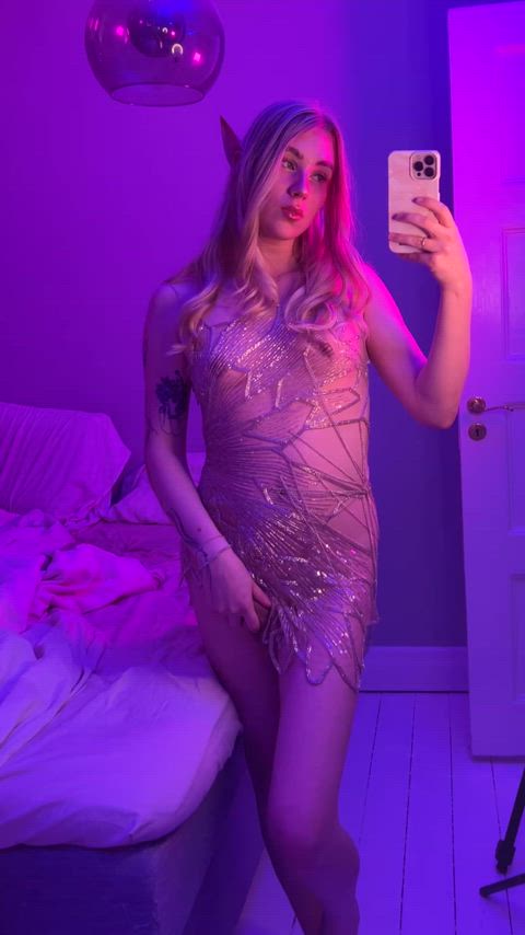 Take off the dress for me?