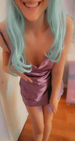 Like my silky dress?