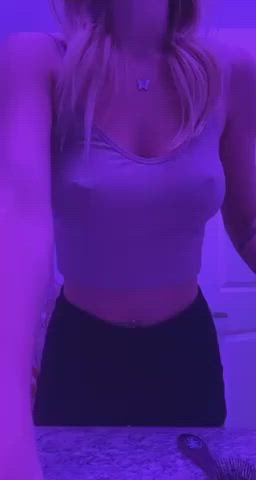 Pierced pokies in an illuminated room