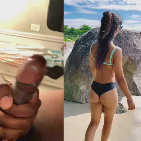 bbc babecock big ass big dick big tits bikini cumshot pawg tiktok gif