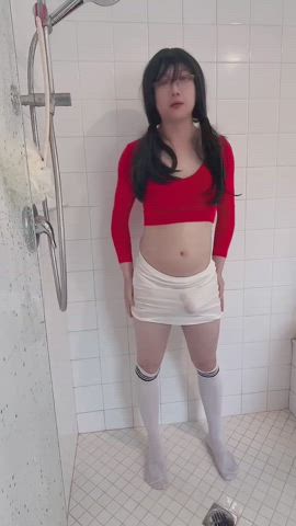 crossdressing femboy sissy trans gif