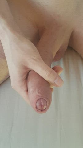 BWC Foreskin Male Masturbation Uncut gif