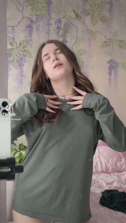 Dancing Mirror TikTok gif