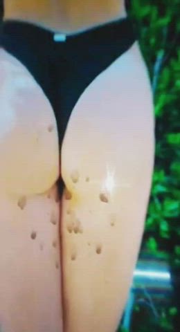 Amanda Cerny Bikini Celebrity Cum Cum On Ass Cumshot gif