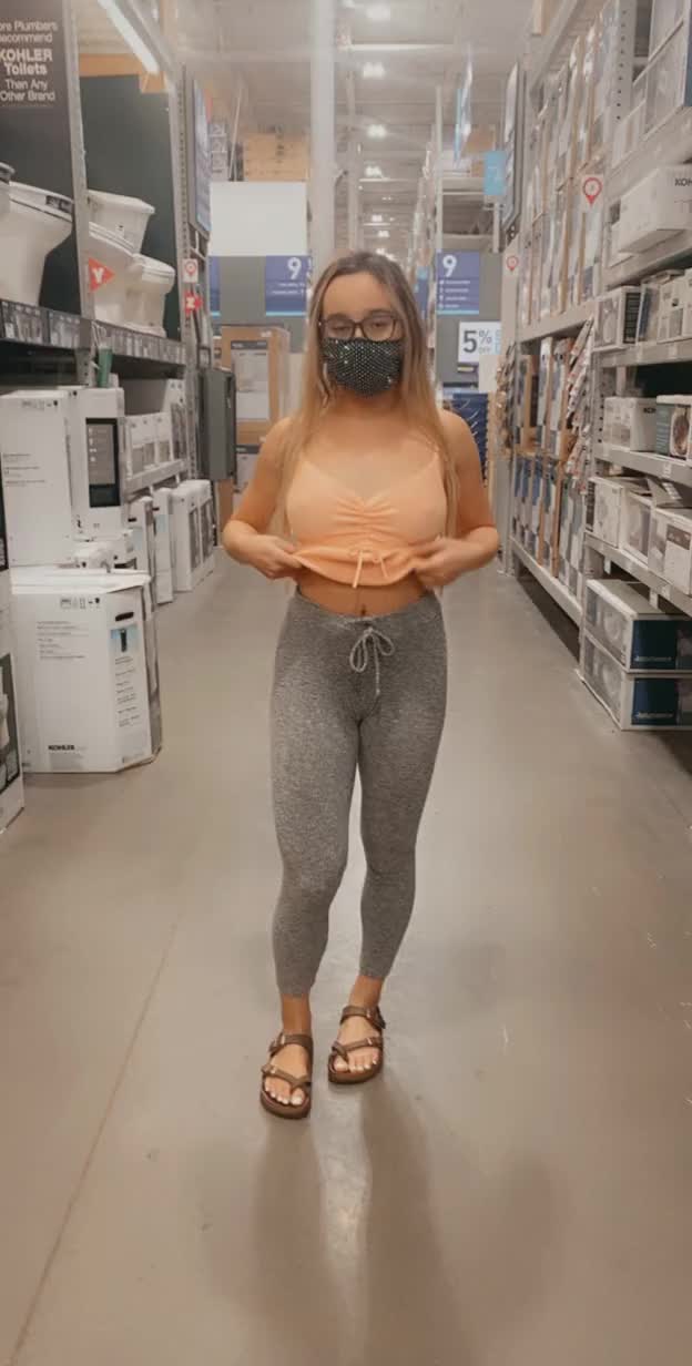 Wyd if you saw me flash my boobs in Lowe’s? ?
