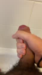 Had to cum while in the shower