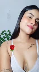 Indian Kinky Latina Long Hair Tattoo Teen gif