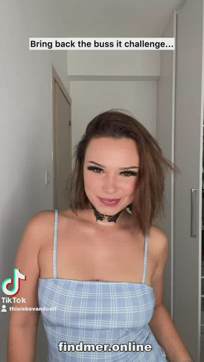 Anal Big Tits Brunette Canadian German Teen TikTok Tits USA gif