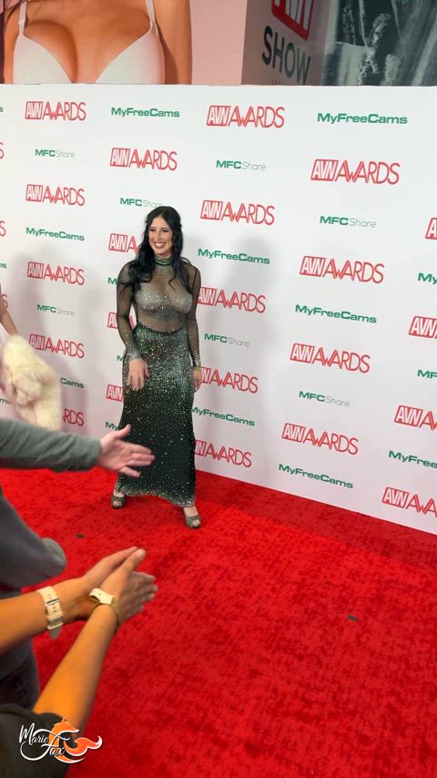 My first AVN Red Carpet nominated for two awards!