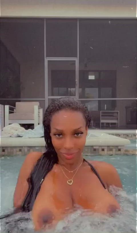 big tits bouncing tits ebony gif