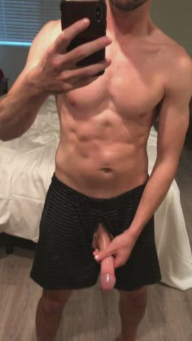 Drain me all over my abs?