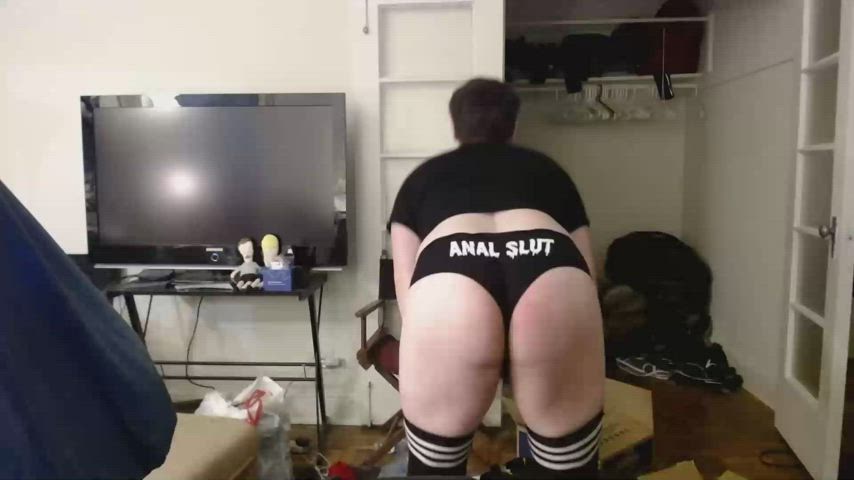 teen big ass bbc gay booty thick sissy bubble butt femboy crossdressing gif