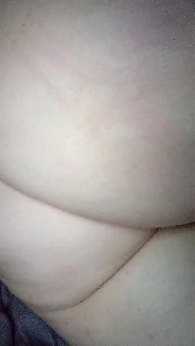 Cum shooting all over my fat ass