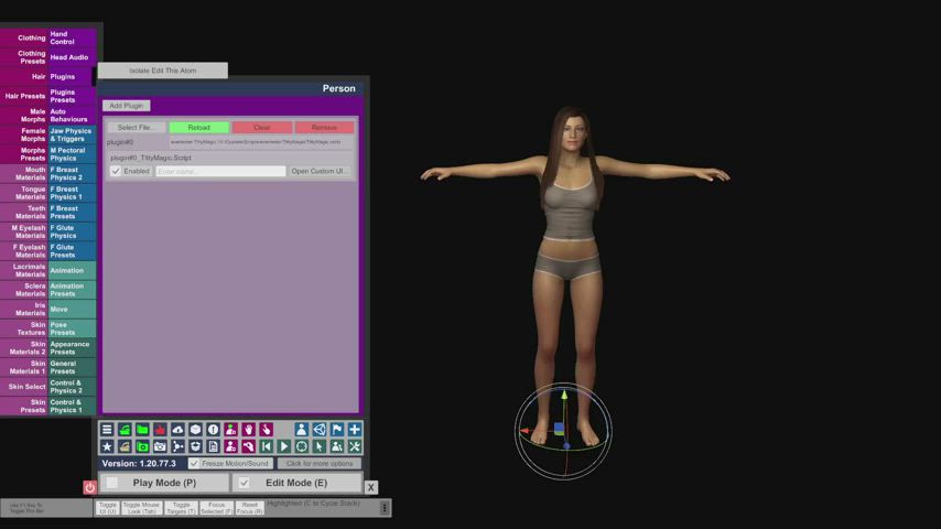 3D Boobs Female gif