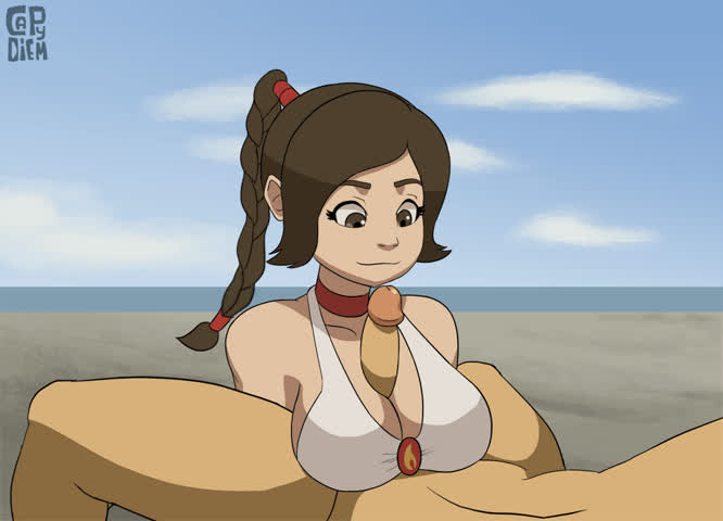 Animation Beach Cartoon Hands Free Outdoor Parody Public Swimsuit Titty Fuck gif