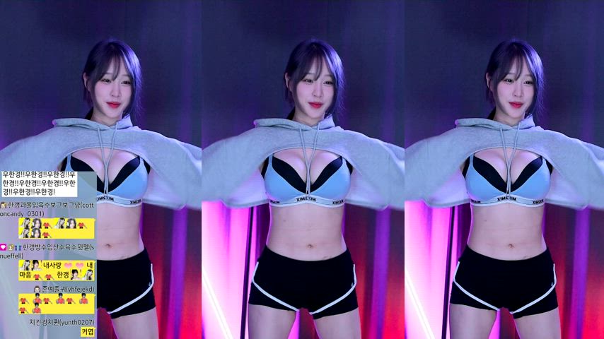 asian big tits dancing korean gif