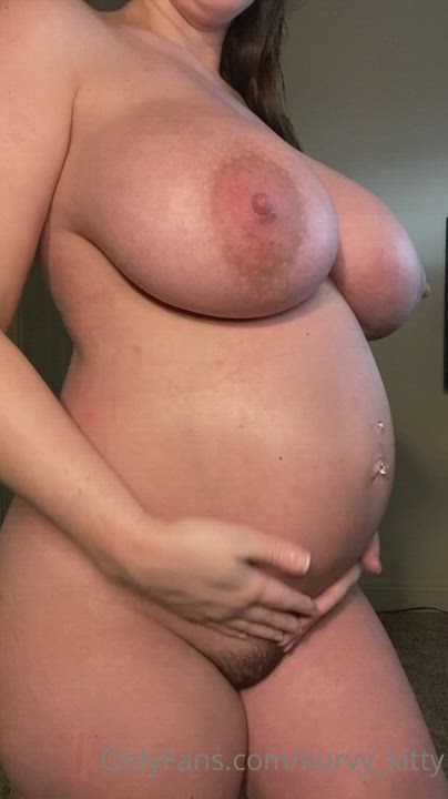 Busty Pregnant Thick gif