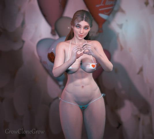 3d animation boobs fetish giantess gif