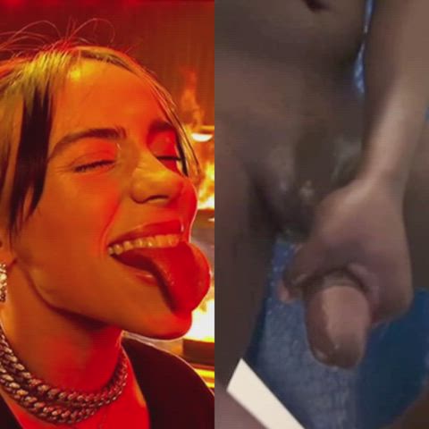 babecock billie eilish gooning split screen porn r/bbc_splitscreen r/gooned r/splitscreenedits