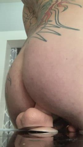 Anal Bisexual Cock Dildo Husband Riding gif