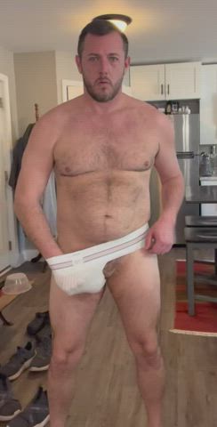 Jockstrap jerkoff