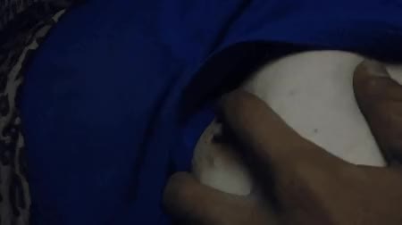 Watching My Friend as He Plays with My Wifes Titty making Her Nipple Hard..