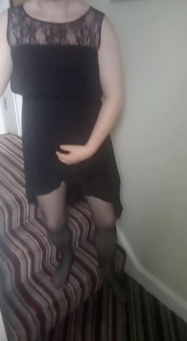 Super awkward nervous first time in a dress, hope it's o.k here