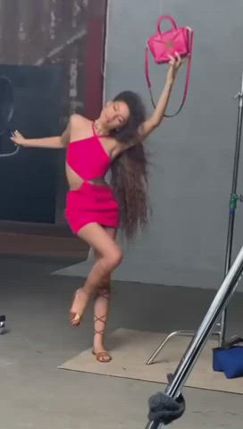 Dress Legs Zendaya gif