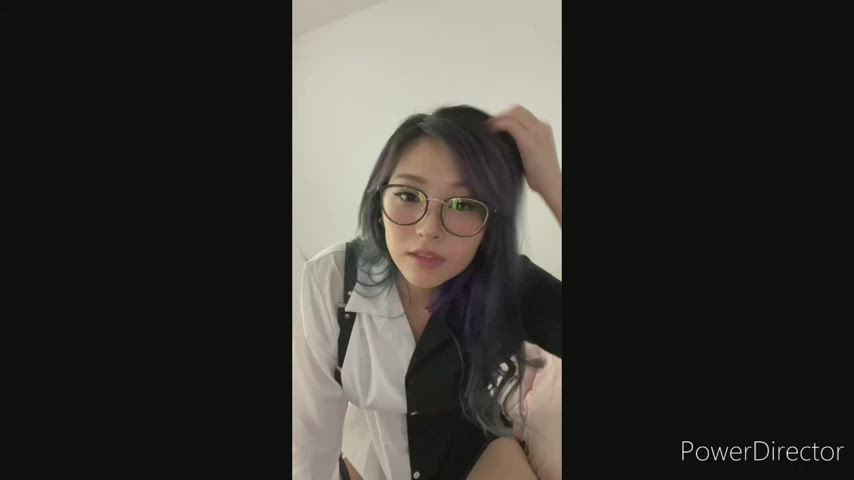 Asian BabeCock Cum gif