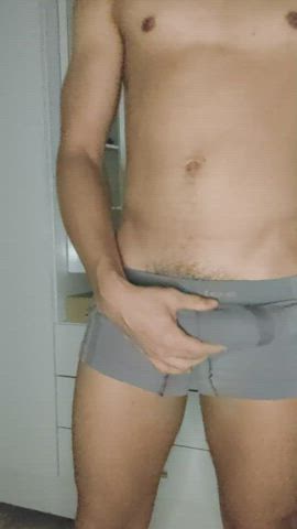 Big Dick Brazilian Gay Solo Underwear gif