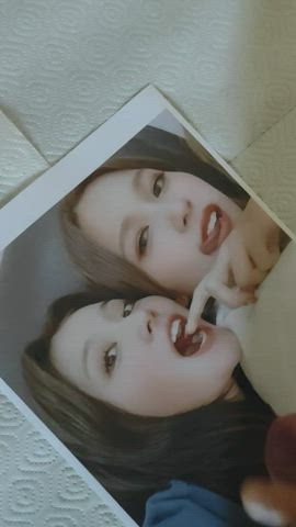 Sana and Mina Double Cum Tribute