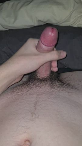 Thick cum after 30 minutes of edging