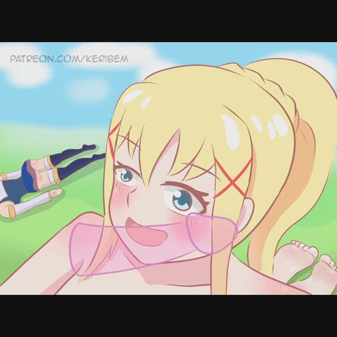 animation anime cartoon cockslap dildo face slapping hentai kinky rule34 slapping