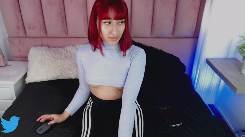 big ass camsoda latina model piercing redhead small tits webcam gif