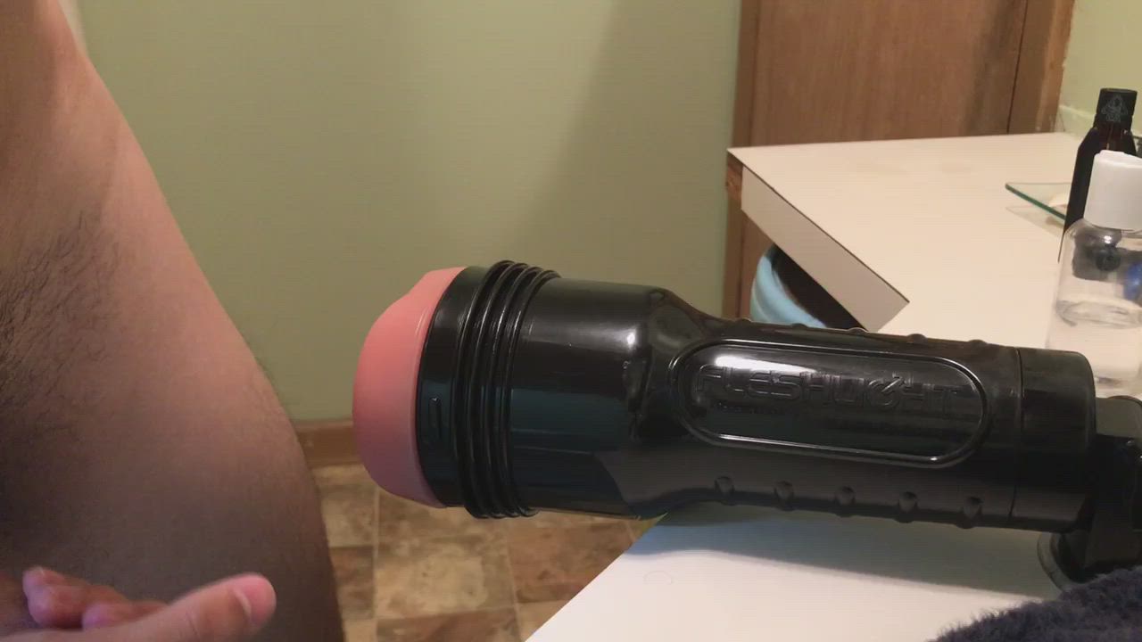 Messing around with my fleshlight