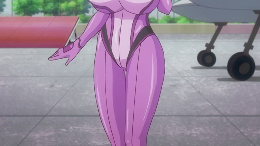 Big Tits Bodysuit Hentai gif